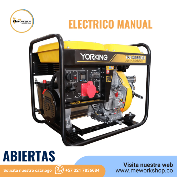 Planta Eléctrica abierta Yorking YDE8500E