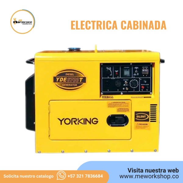 Planta Eléctrica Cabinada Yorking YD8500T3