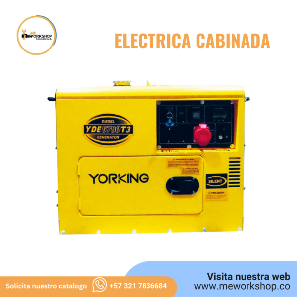 Planta Eléctrica Cabinada Yorking YD6700T3
